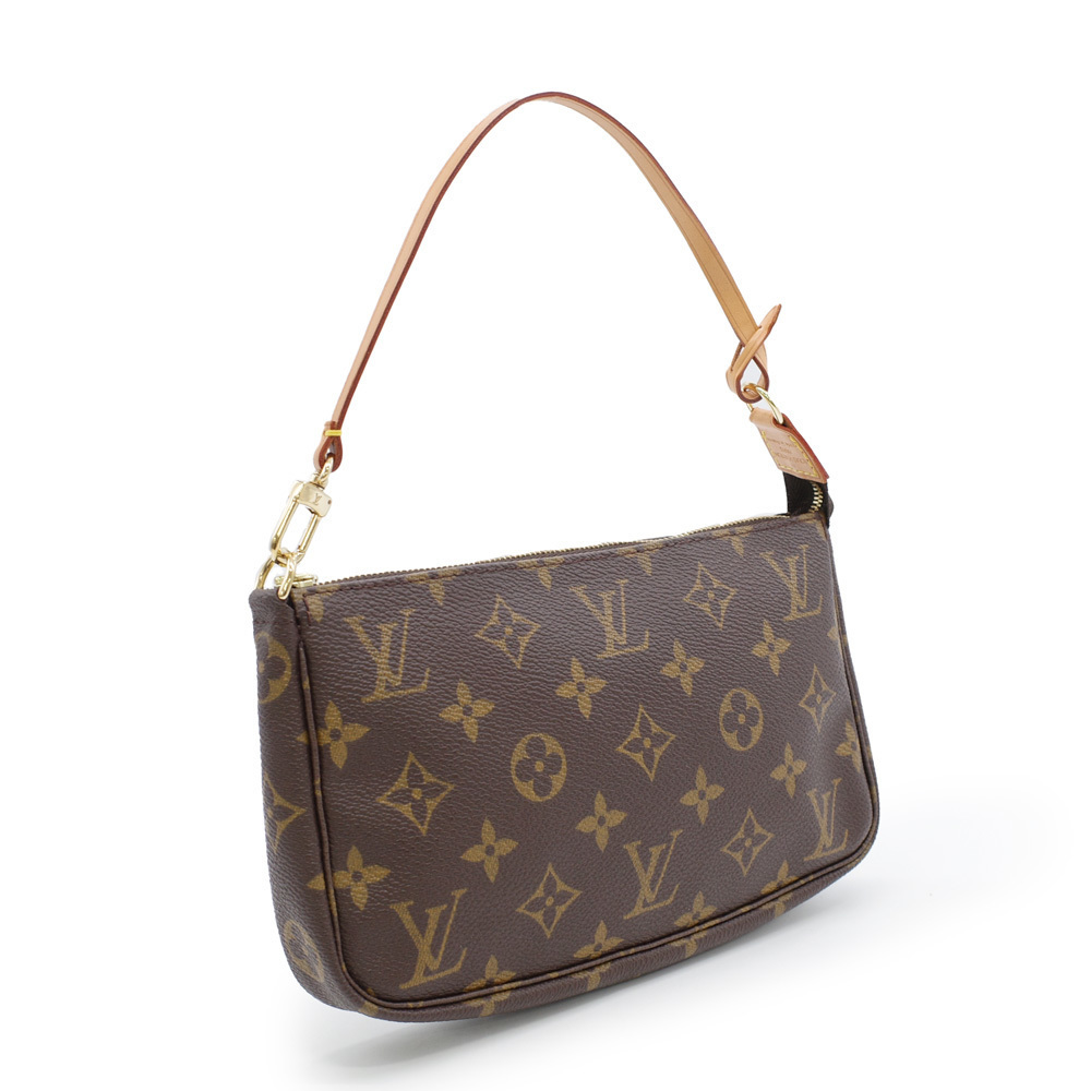 Louis Vuitton Pochette Accessoire Pouch Monogram Brown